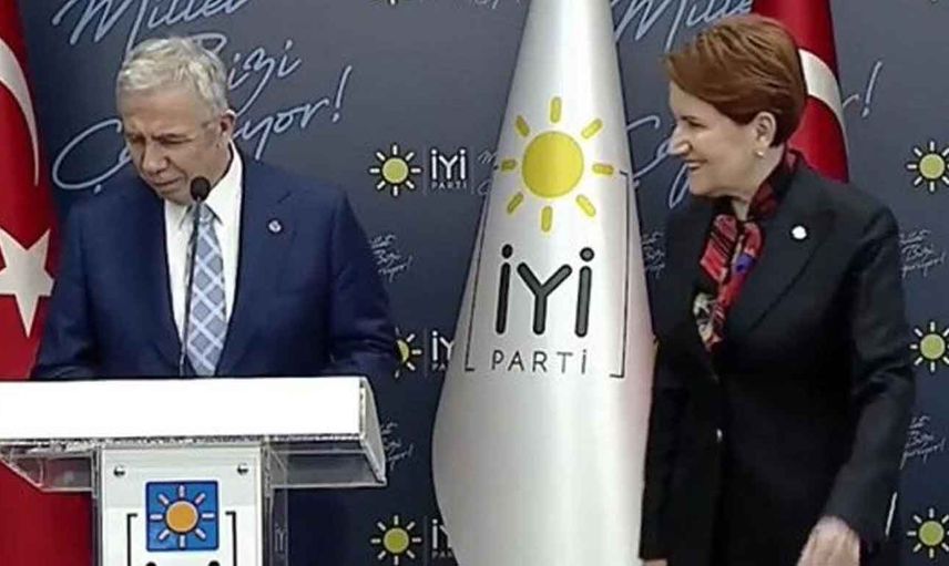 Mansur Yavaş'ın sözlerinden rahatsız olan Meral Akşener kürsüyü terk etti!