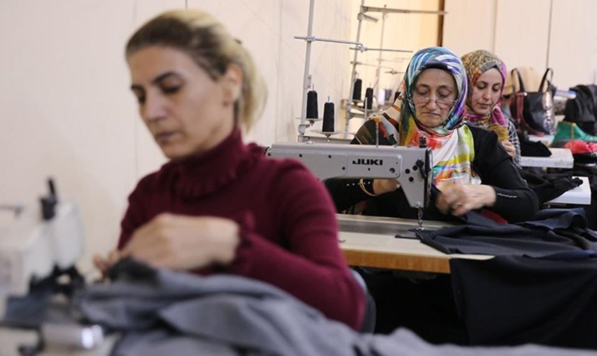 Mardin kadınları Gazze için seferber oldu: Atölyelerde binlerce ürün dikiliyor