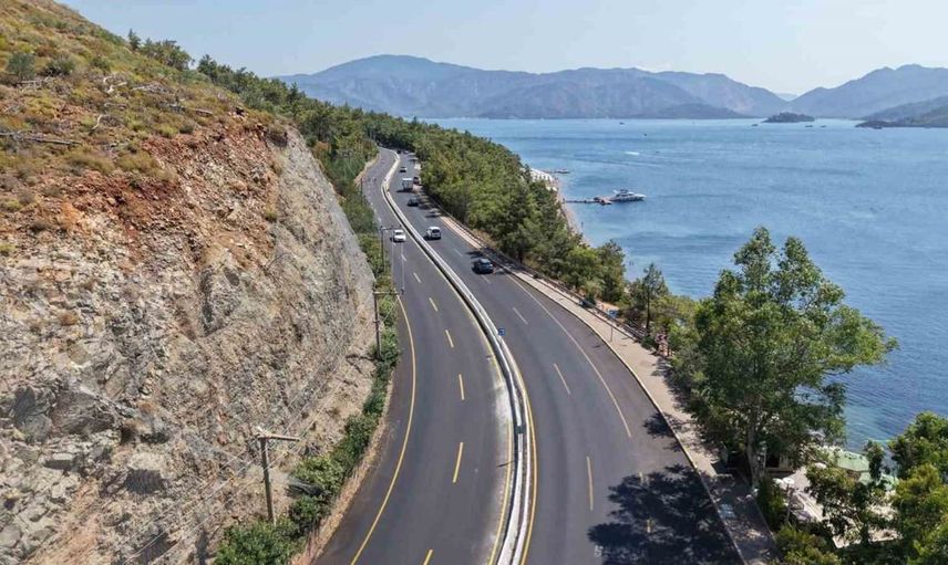 Marmaris İçmeler'e 77 milyon TL'lik yol yatırımı tamamlandı