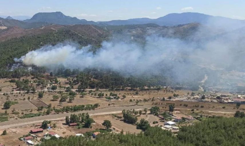 Marmaris’te orman yangını: İki ayrı noktada müdahale sürüyor