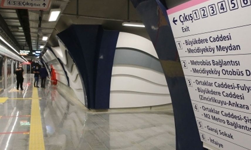 Mecidiyeköy metrosunda intihar girişimi: Seferler durduruldu