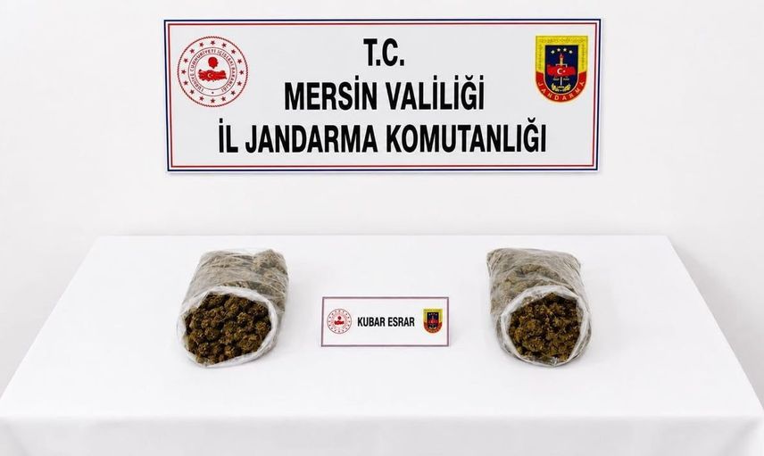 Mersin'de jandarmadan uyuşturucu operasyonu: 2 tutuklama