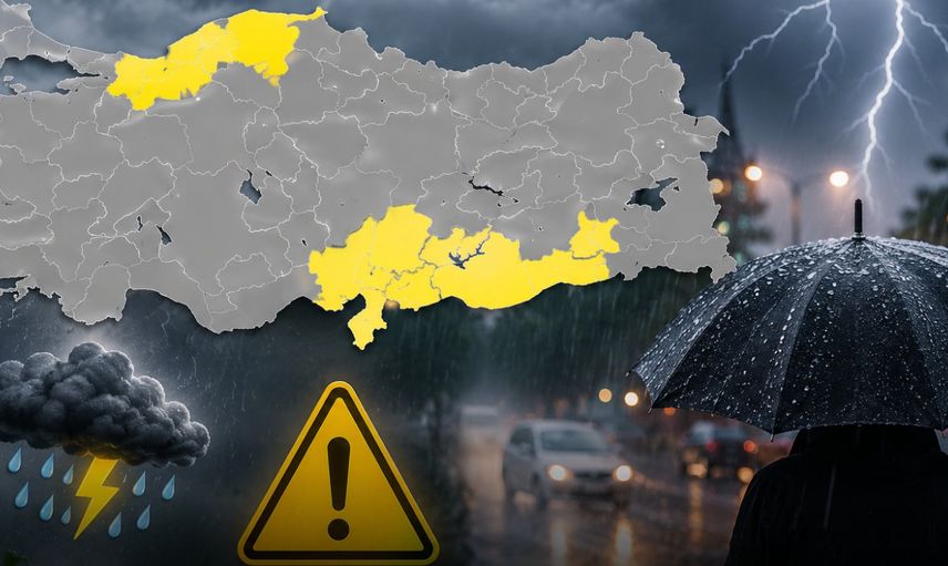 Meteoroloji Alarm Verdi! 15 İl İçin “Sarı Kodlu” Sağanak Uyarısı