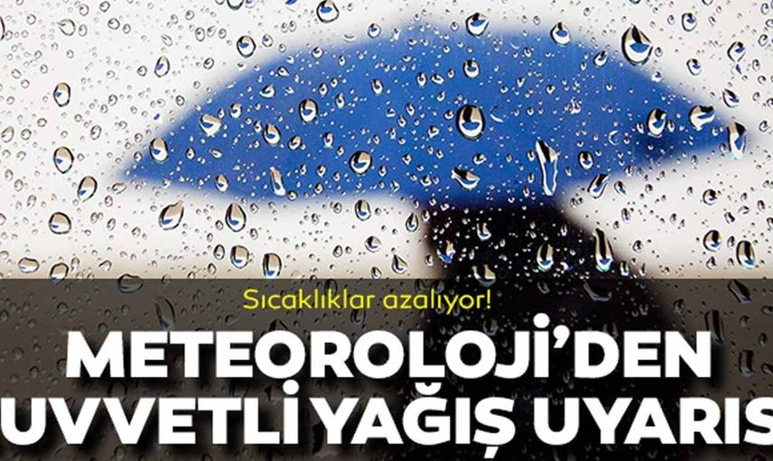 Meteoroloji  uyardı!  2 ilde toz taşınımı, 7 ilde sağanak yağış bekleniliyor