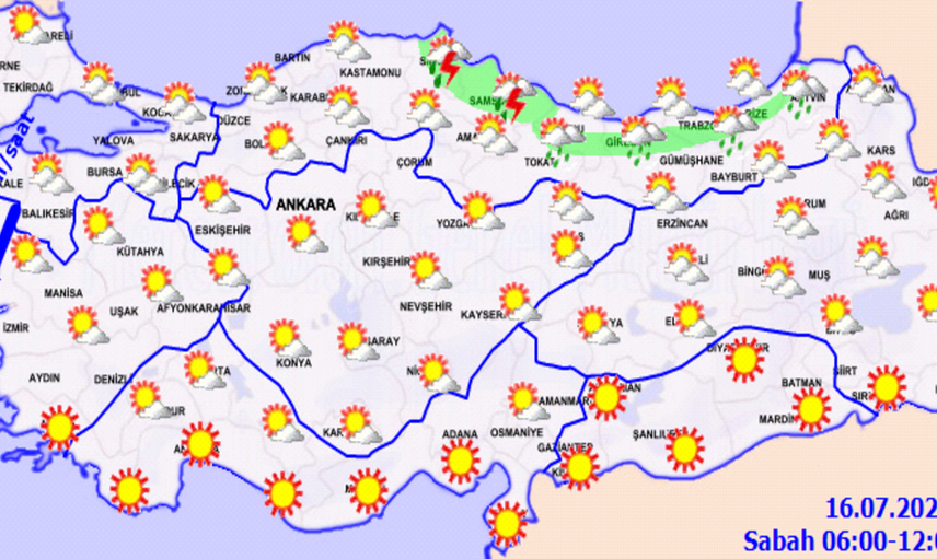 Meteoroloji'den 10 Kente 'Sarı Kod'lu Uyarı! Kuvvetli Sağanak Bekleniyor