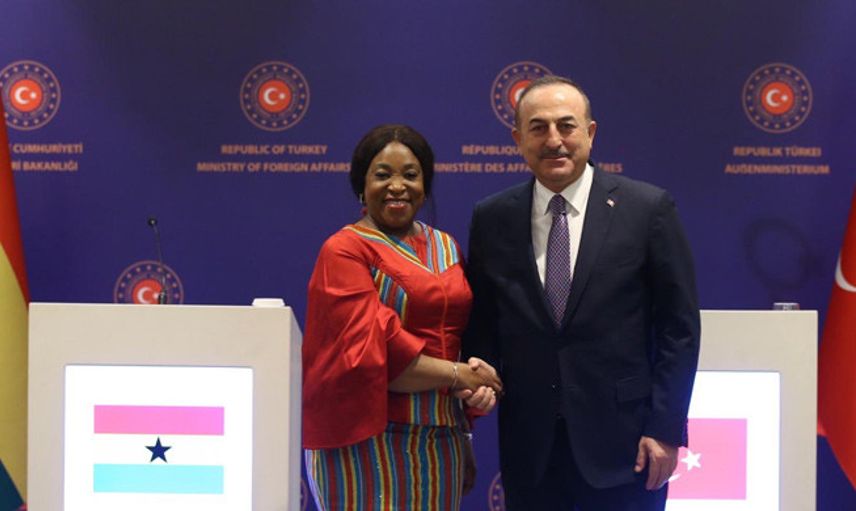 Mevlüt Çavuşoğlu Ganalı Mevkidaşı İle Görüştü