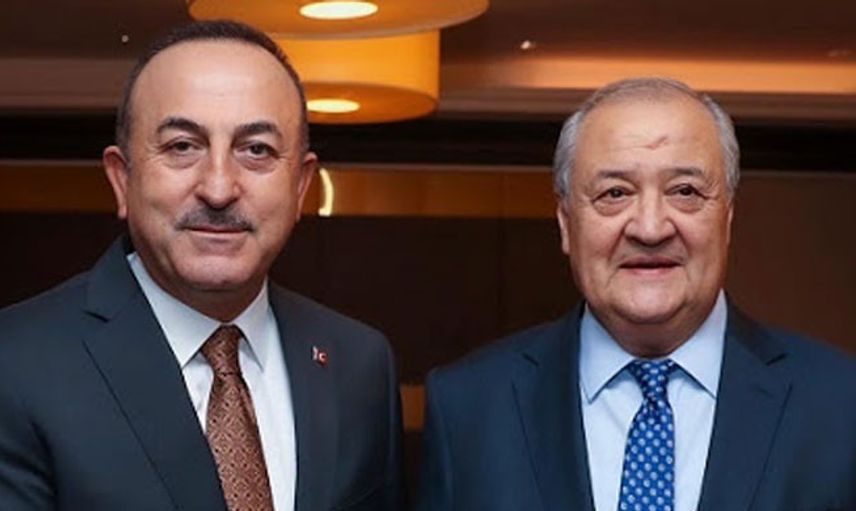 Mevlüt Çavuşoğlu Özbekistanlı Mevkidaşı Abdulazizı Kamilov ile Görüştü