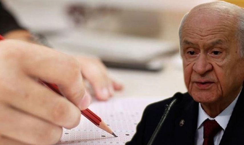 MHP Genel Başkanı Bahçeli, YKS'de Barajın Düşürülmesini İstedi