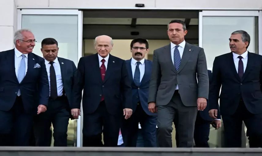 MHP Lideri Devlet Bahçeli, Fenerbahçe Başkanı Ali Koç ile Görüştü