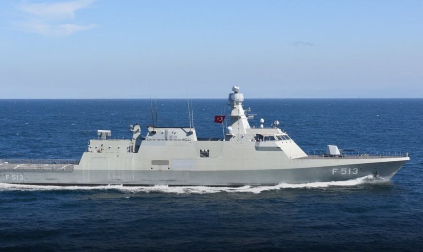 Milli savaş gemisi TCG Burgazada, Fas'ın Tanca Limanı'na demirledi