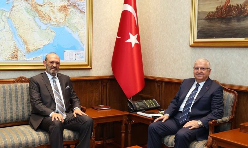 Milli Savunma Bakanı Güler, Lübnan Büyükelçisi Moallem'i Ağırladı