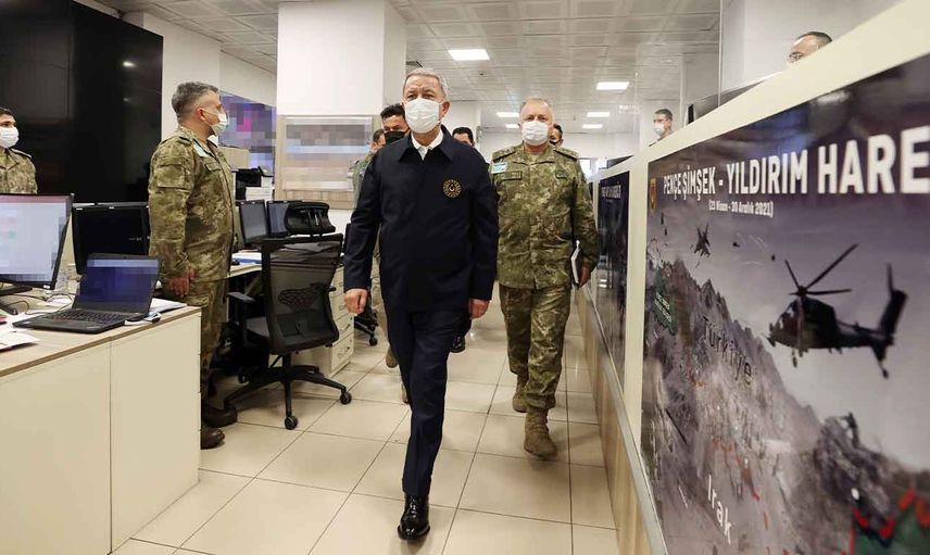 Milli Savunma Bakanı Hulusi Akar açıkladı: Pençe-Kilit harekatı ile 30 terörist öldürüldü!