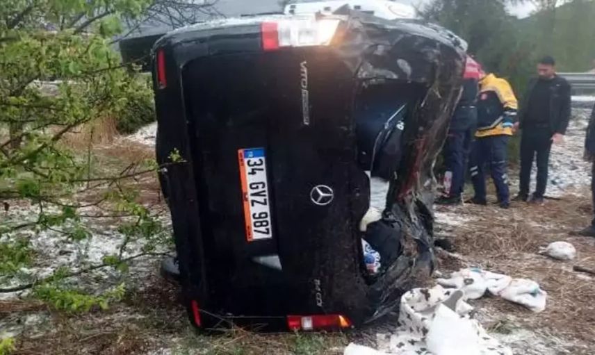 Minibüs kazası ölümle sonuçlandı: 1 ölü, çok sayıda yaralı