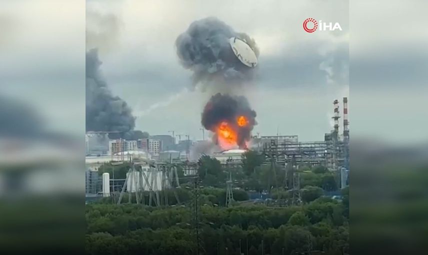 Moskova'ya Dron Operasyonu: 194 İHA ile Rafineri Hedef Alındı