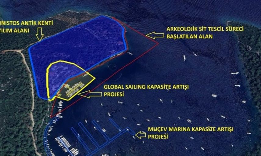 MUÇEV’in Marmaris’teki yat limanı genişletme projesi iptal edildi