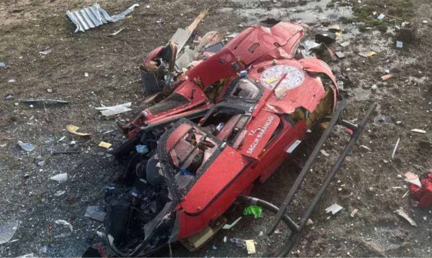 Muğla Hastanesi'ne helikopter çarptı