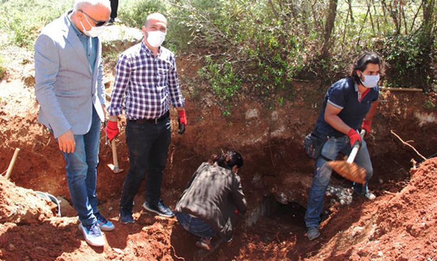 Muğla’da Sulama Kanalı Çalışmasında Antik Mezar Bulundu
