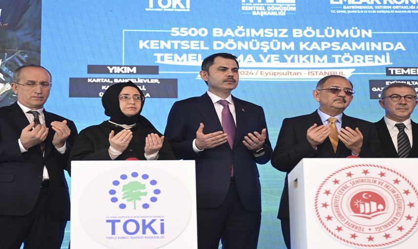 Murat Kurum: ”İstanbul'da kentsel dönüşüm başlıyor, 5.500 yapının dönüşüm töreni gerçekleştirildi!"