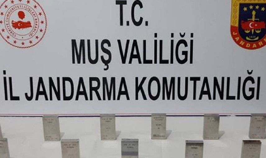 Muş'ta 3 Milyon 800 Bin TL'lik Gümrük Kaçağı Platin Bulundu