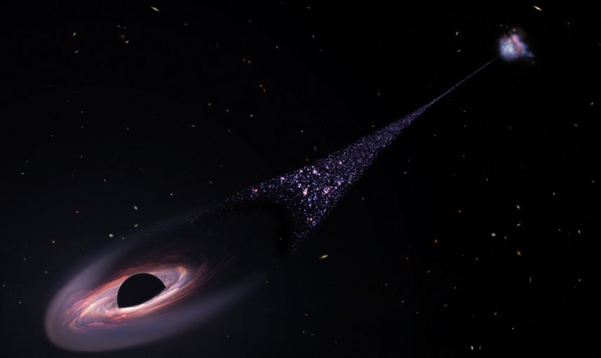 NASA yeni bir kara delik keşfetti: Dünya ile Ay arasını 14 dakikada kat edebilecek