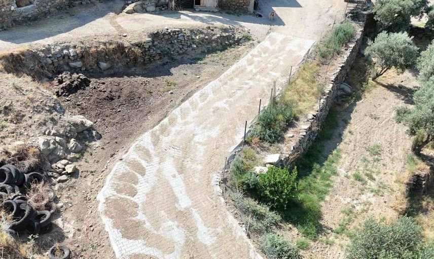 Nazilli Belediyesi, Kırcaklı’da yol yapım çalışmalarını tamamladı