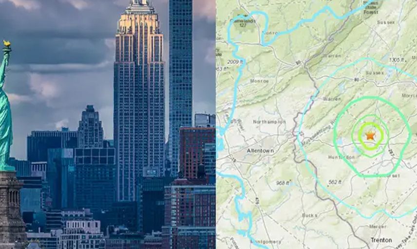 New York 5 büyüklüğündeki depremle sarsıldı: Yaşanan deprem şehir tarihine geçti