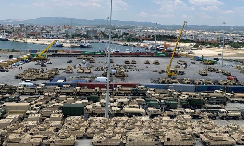 Neyin Peşindesin Amerika Sen! Türkiye Sınırına Yüzlerce Tank ve Zırhlı Araç Getirdiler