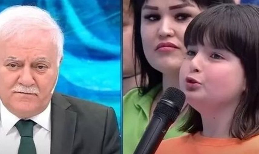 Nihat Hatipoğlu’na soru soran 8 yaşındaki kız çocuğu gözyaşlarına hakim olmadı