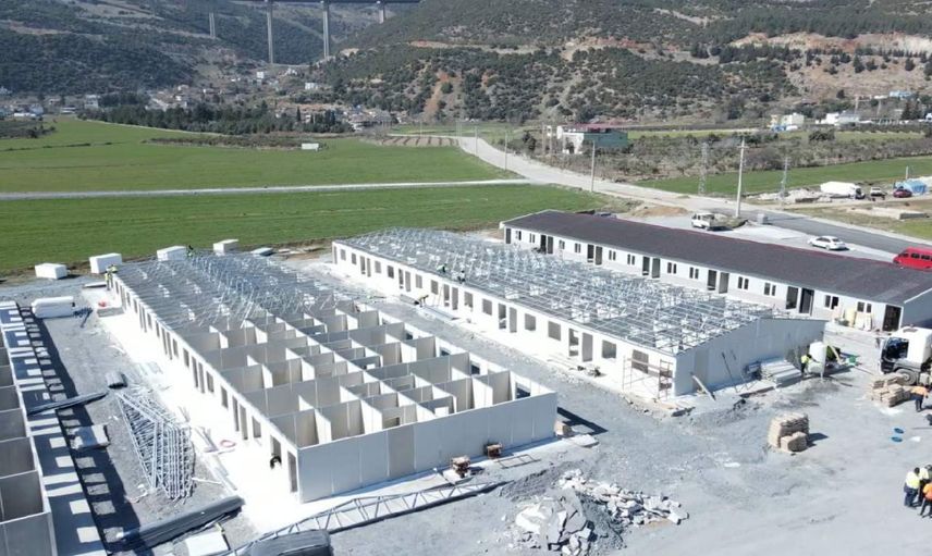 Nurdağı yeniden inşa ediliyor: 1280 geçici yaşam alanı bitmek üzere