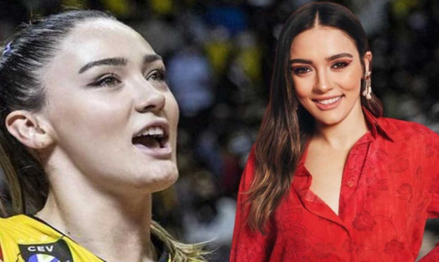 Ödül töreninde dikkatleri çeken isim Zehra Güneş oldu! Derin göğüs dekolteli elbisesiyle adeta bacak şovu yaptı! Milli voleybolcunun iddialı pozları sosyal medyayı salladı