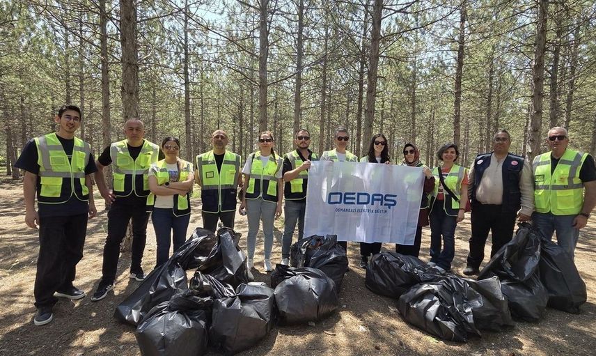 OEDAŞ’ın geleneksel çevre temizliği etkinliğine 132 çalışan katıldı