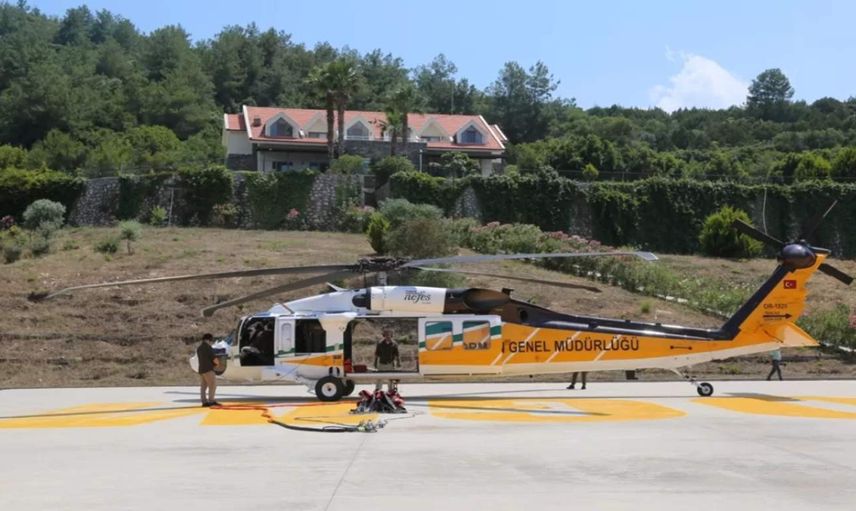 Ormanlara 'Nefes' aldıracak: Yerli helikopter göreve başladı