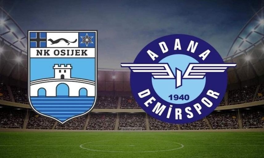 Osijek Adana Demirspor maçını şifresiz canlı izle Exxen TV8,5 - Osijek Adana Demir maçı canlı yayın linki