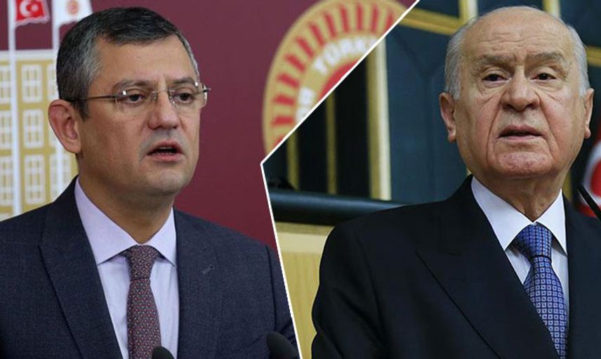 Özgür Özel'den Devlet Bahçeli'ye 'gazeteci' yanıtı