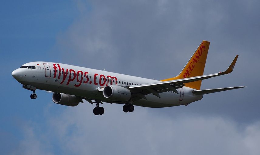 Havada panik! Pegasus uçağı korkuttu!