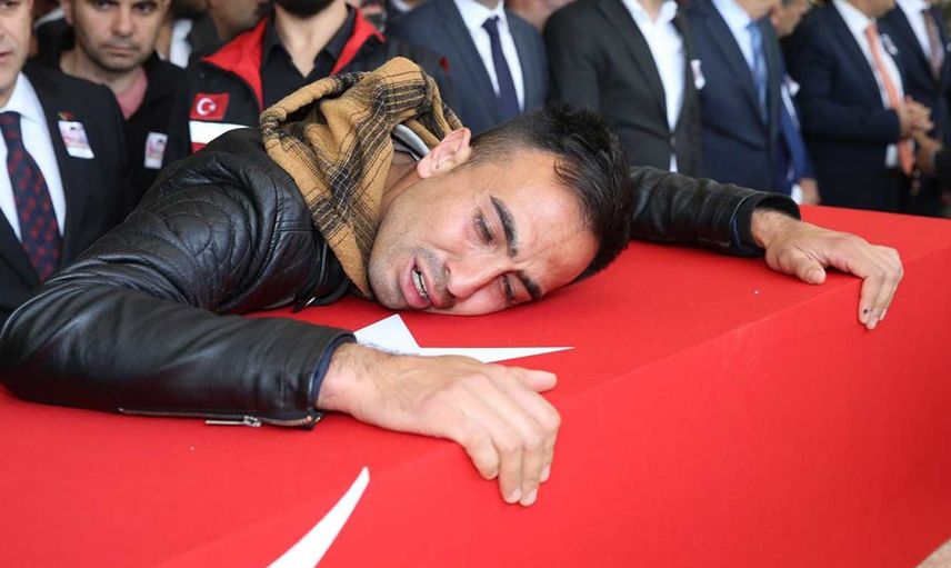 Pençe-Kilit Operasyonu bölgesinde şehit olan Doğukan Korkmaz, Fırat Canlı ve Yunus Kalkan son yolculuklarına uğurlandı