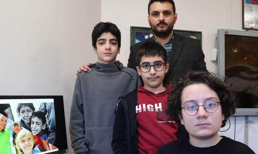Pendik Bilim ve Sanat Merkezi savaşların çocukların gözlerinde bıraktığı korkuyu fotoğrafladı!