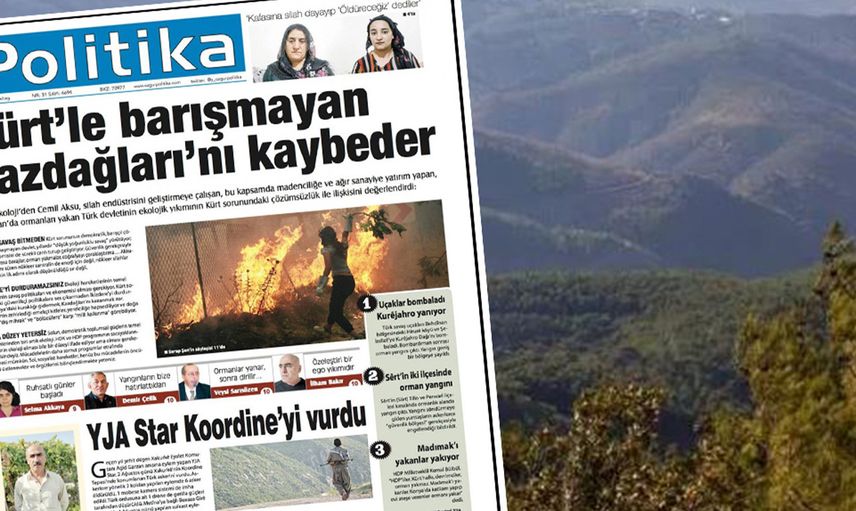 Teröristler Aklınca Türkiye'yi Kaz Dağları İle Tehdit Etti