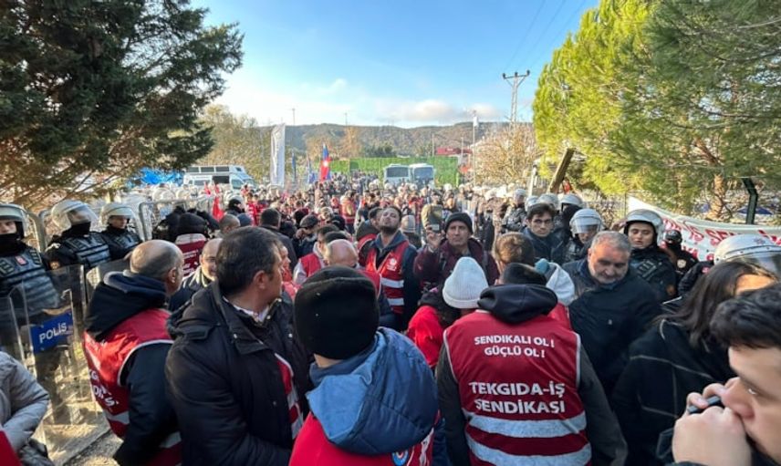 Polonez işçilerine çevik kuvvet müdahalesi