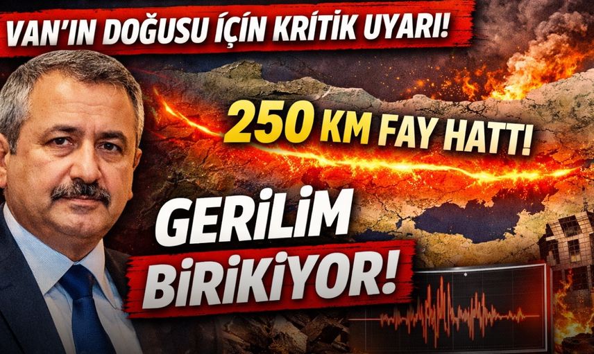 Prof. Dr. Kutoğlu’ndan Van’ın doğusu için kritik uyarı: “250 km’lik hatta gerilim birikiyor”