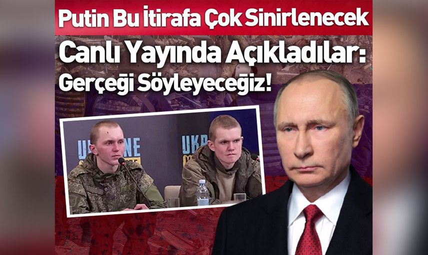 Putin canlı yayındaki bu itirafa çok sinirlenecek: Gerçeği söyleyeceğiz!