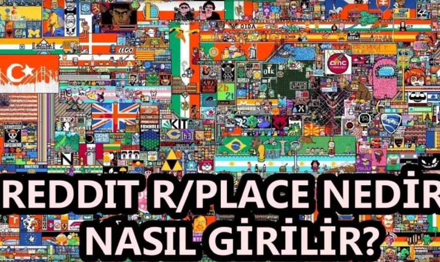 Reddit rplace oyunu nedir, nasıl oynanır? Reddit R Place'te nasıl çizim yapılır?