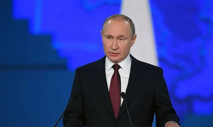 Rus Lider Putin, Ulusa Sesleniş Konuşmasını Gerçekleştiriyor