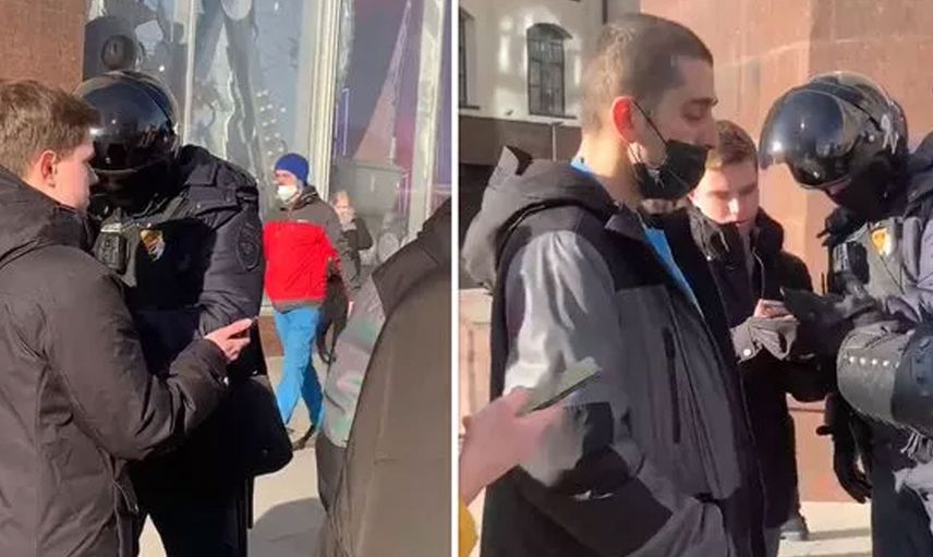 Rusya protestolara karşı sıkı denetimde! Vatandaşların telefonları kontrol ettiler