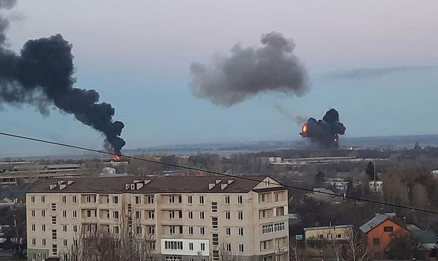 Rusya-Ukrayna arasındaki sular durulmuyor: Kiev'de patlama sesleri duyuldu