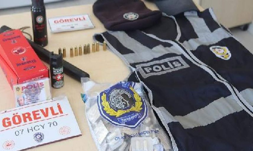 Sahte polis gerçek polisleri kandıramadı! Mersin'de sahte emniyet amiri trafik denetiminde kendini ele verdi