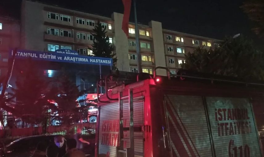 Samatya Devlet Hastanesi'nde yangın