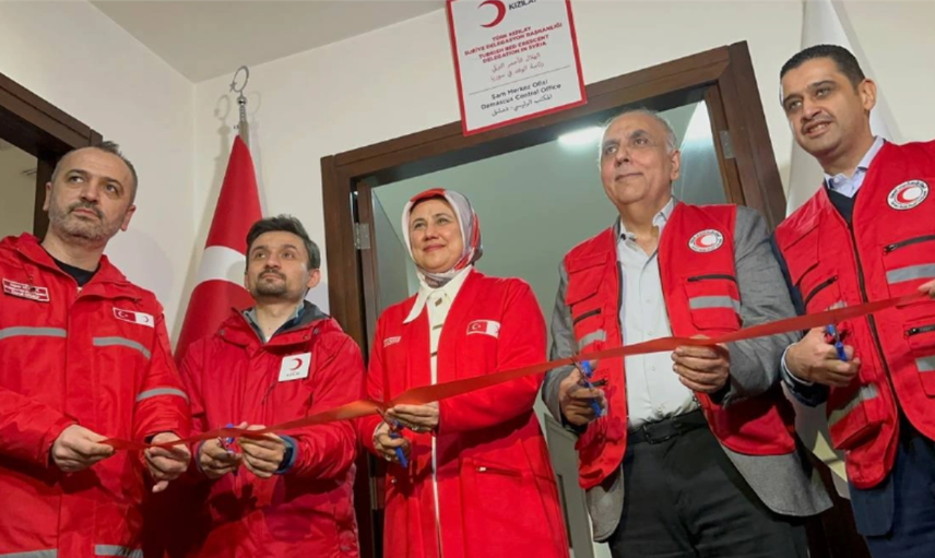 Şam'da Türk Kızılay'ı Şam Delegasyonu açıldı