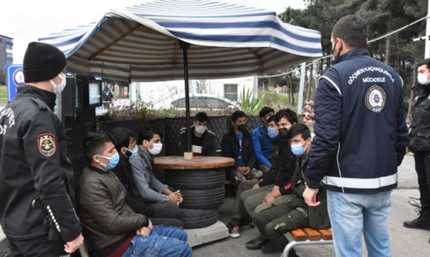 Samsun'da 9 Kaçak Göçmen yakalandı