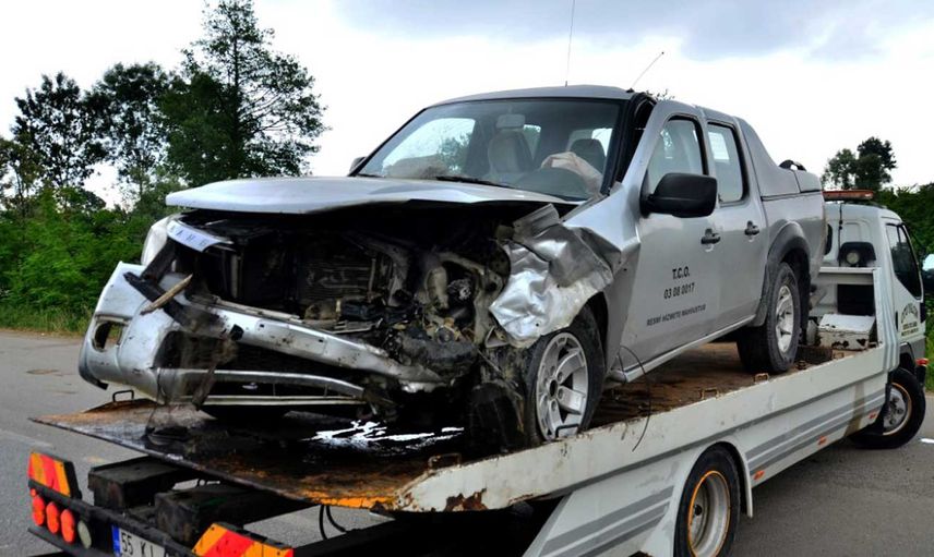 Samsun'da korkunç kaza: Pikap ile otomobil çarpışması sonucunda 1 kişi hayatını kaybetti